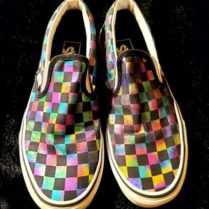 Vans slip on shoes, size 9